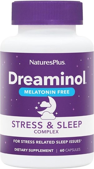 Picture of Natures Plus Dreaminol Stress & Sleep Complex Melatonin Free 60caps