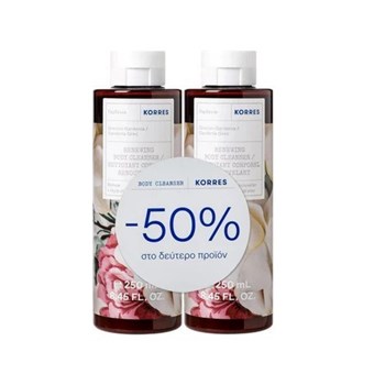 Picture of Korres Renewing Body Cleanser Gardenia Αφρόλουτρο Γαρδένια 250ml +250ml το 2ο -50%