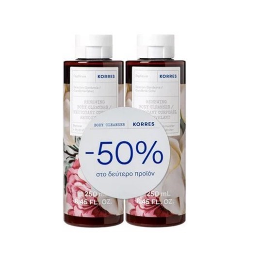 Picture of Korres Renewing Body Cleanser Gardenia Αφρόλουτρο Γαρδένια 250ml +250ml το 2ο -50%