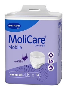 Picture of HARTMANN MoliCare Mobile Super Plus (8 Σταγόνες) 14τμχ  Medium ΝΕΟ