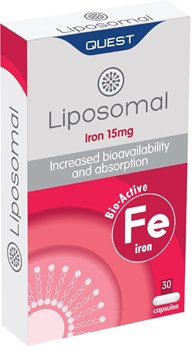 Picture of Quest Liposomal Iron 15MG 30 Caps