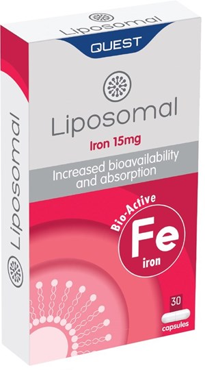 Picture of Quest Liposomal Iron 15MG 30 Caps