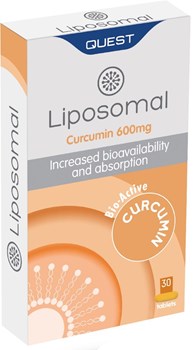 Picture of Quest Liposomal Curcumin 600mg 30 Tablets