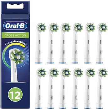 Picture of Oral-B Cross Action CleanMaximizer XXL Pack Ανταλλακτικές Κεφαλές για Ηλεκτρική Οδοντόβουρτσα 12τμχ