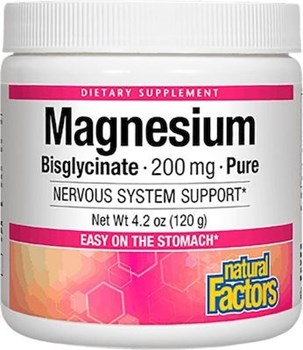 Picture of Natural Factors Magnesium Bisglycinate 120gr