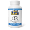 Picture of Natural Factors Βιταμίνη D3 1000IU 90 caps