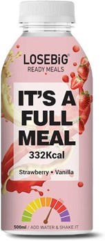 Picture of Losebig Fullmeal Strawberry-Vanilla 500ml