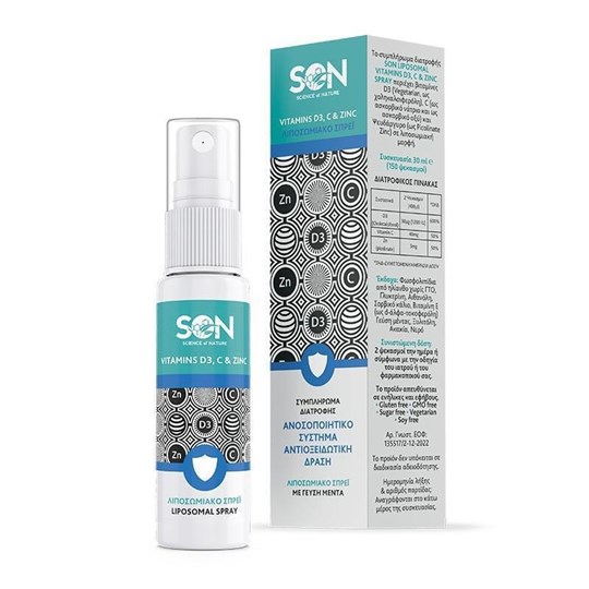 Picture of Science of Nature Vitamins D3, C & Zn Liposomal 30ml