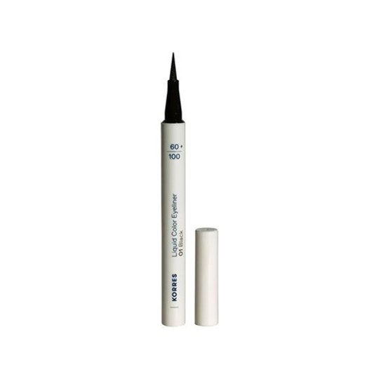 Picture of Korres Eyeliner Liquid Color Eyeliner 01 Black 1ml