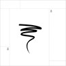 Picture of Korres Eyeliner Liquid Color Eyeliner 01 Black 1ml
