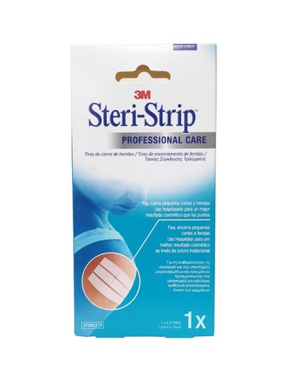 Picture of 3M Αποστειρωμένα Αυτοκόλλητα Επιθέματα Steri-Strip Professional Care 100x12mm 6τμχ