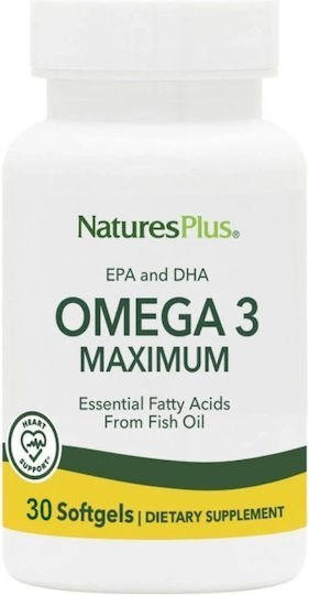 Picture of Natures Plus OMEGA 3 MAXIMUM 30SOFTGELS