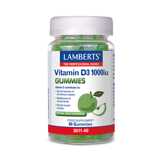 Picture of Lamberts VITAMIN D3 1000iu 60 gummies