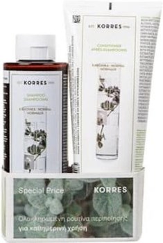 Picture of KORRES  Σετ Σαμπουάν 250ml+ Μαλακτική Κρέμα Αλόη + Δίκταμο 200ml