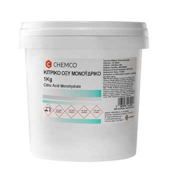 Picture of Chemco Acid Citric Monohydrate (Κιτρικό Οξύ) FCC. Ph.Eur. CHEMCO 1kg