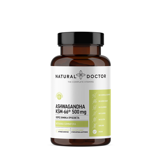 Picture of Natural Doctor Ashwagandha KSM-66® 500mg 60caps