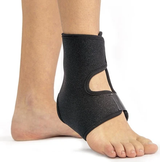 Picture of Anatomic Help Επιστραγαλίδα με Ιμάντες Μαύρη 0557