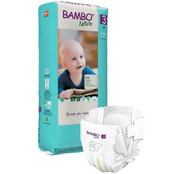 Picture of Βρεφικές Πάνες Bambo Nature Tall Νo3 (4-8 kg). 156τεμ.