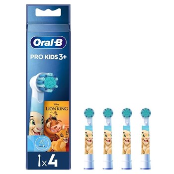 Picture of Oral-B Pro Kids Βασιλιάς Των Λιονταριών Ανταλλακτικές Κεφαλές Ηλεκτρικής Οδοντόβουρτσας για 3m+ 4τμχ Λευκό