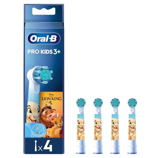 Picture of Oral-B Pro Kids Βασιλιάς Των Λιονταριών Ανταλλακτικές Κεφαλές Ηλεκτρικής Οδοντόβουρτσας για 3m+ 4τμχ Λευκό