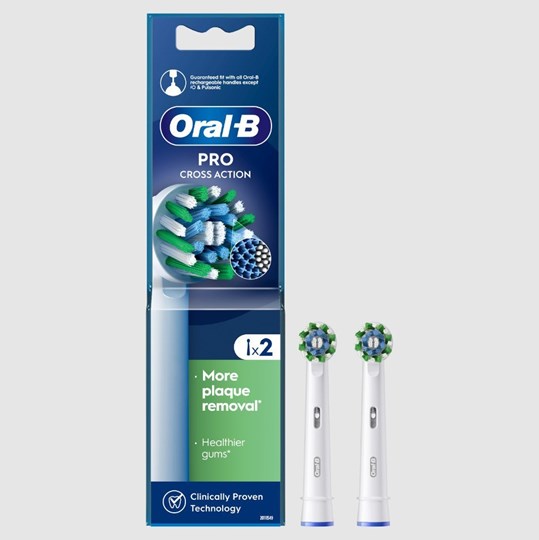 Picture of Oral-B Pro Cross Action Ανταλλακτικές Κεφαλές  2τμχ