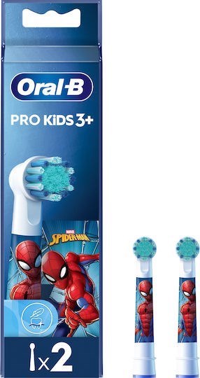 Picture of Oral-B Pro Superior Cleaning Ανταλλακτικό για Ηλεκτρική Οδοντόβουρτσα Kids Spiderman για 3+ χρονών 2τμχ