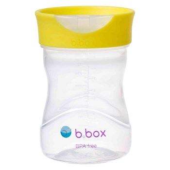 Picture of B.Box Training Rim Cup Lemon Εκπαιδευτικό ποτηράκι με σκληρό στόμιο σιλικόνης με οπή για ελεύθερη ροή 240ml