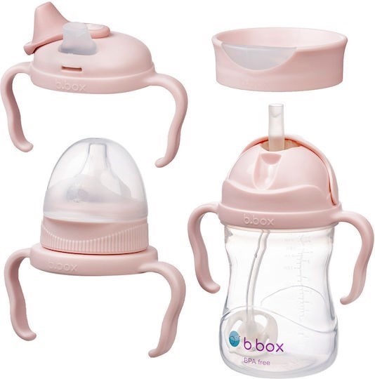 Picture of B.Box Transition Value Pack Εκπαιδευτικό ποτηράκι 4 σε 1 - Blush 240ml