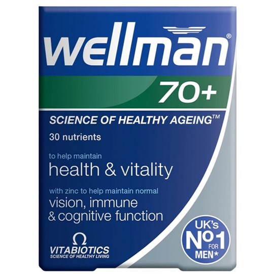 Picture of VITABIOTICS WELLMAN 70+ 30tabs