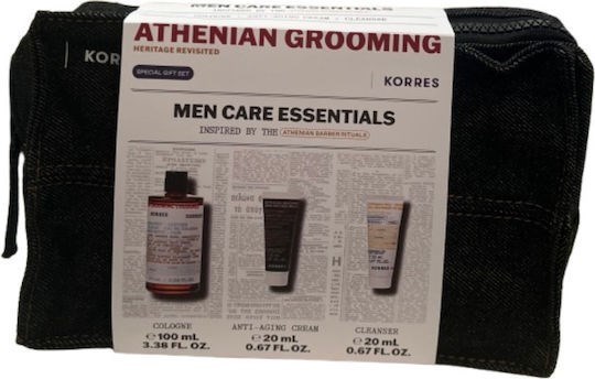 Picture of Korres Athenian Grooming Men Care Essentials Σετ Περιποίησης για Καθαρισμό Προσώπου 4τμχ