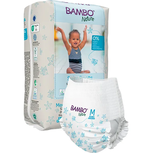 Picture of Bambo Nature Premium Disposable Swim Diaper Pants Medium 12+kg