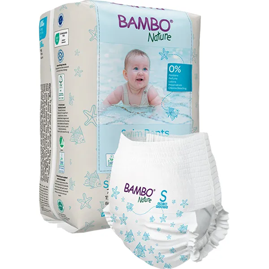 Picture of Bambo Nature Premium Disposable Swim Diaper Pants Small 7-12Kg, 12τεμ