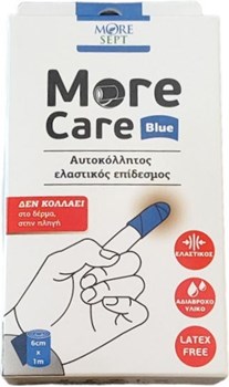 Picture of More Sept More Care  ΑΔΙΑΒΡΟΧΟΣ ΕΛΑΣΤΙΚΟΣ ΕΠΙΔΕΣΜΟΣ 6cmx1m ΜΠΛΕ