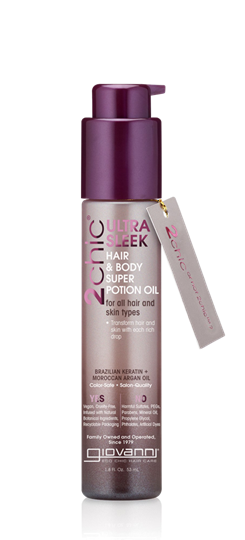 Picture of GIOVANNI COSMETICS ULTRA-SLEEK HAIR & BODY SUPER POTION OIL 53ml