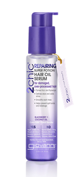 Picture of GIOVANNI COSMETICS 2chic® Repairing Super Potion Hair Oil Serum, Blackberry + Coconut Oil, 81 ml