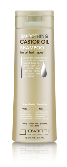 Picture of GIOVANNI COSMETICS SMOOTHING CASTOR OIL SHAMPOO 399ml