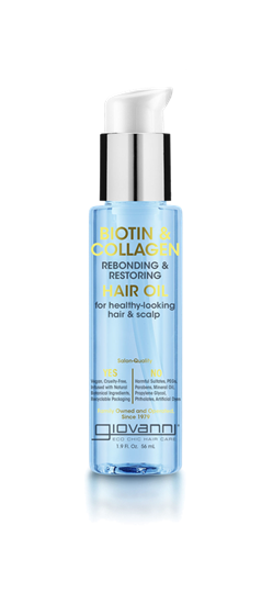 Picture of GIOVANNI COSMETICS BIOTIN & COLLAGEN REBONDING & RESTORING HAIR OIL 56 ml