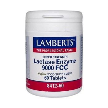 Picture of Lamberts LACTASE Enzyme 9000 FCC 60TABS