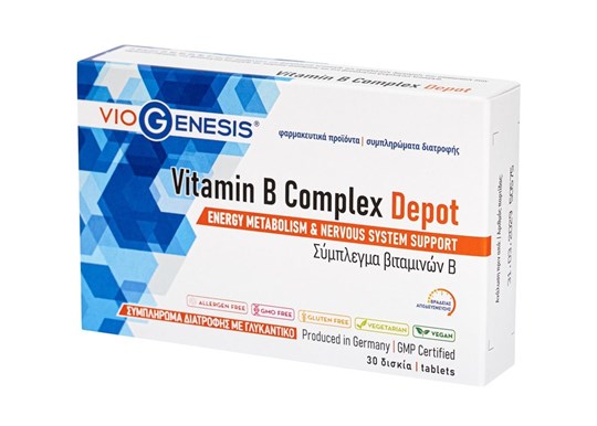 Picture of VIOGENESIS Vitamin B Complex Depot 30 tabs