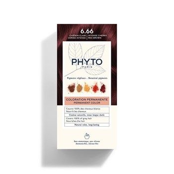 Picture of Phyto Phytocolor Βαφή Μαλλιών Χωρίς Αμμωνία 6.66 Βαθυ Κερασι Ανοιχτο Καστανο