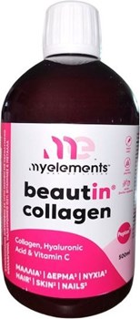 Picture of MyElements Beautin Collagen Φράουλα-Βανίλια Liquid, 500ml