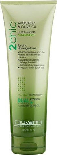 Picture of GIOVANNI COSMETICS  2chic U-MOIST Shampoo 250ml Green Avocado & OLive Oil