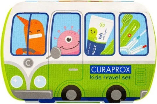 Picture of Curaprox Kids Travel Σετ, Πράσινο (6-12 ετών)