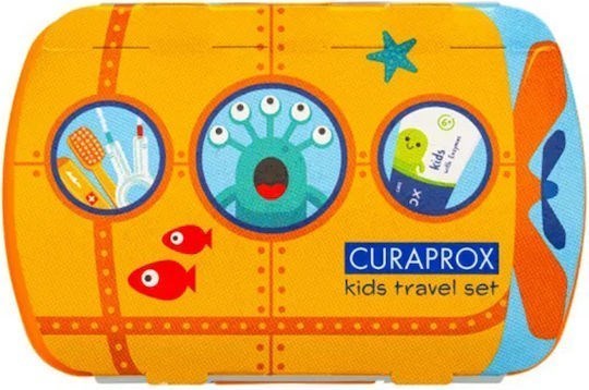 Picture of Curaprox Kids Travel Σετ, Πορτοκαλί (6-12 ετών)