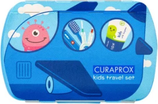Picture of Curaprox Kids Travel Σετ, Μπλε (6-12 ετών)