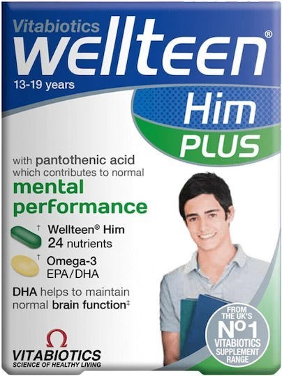 Picture of VITABIOTICS Wellteen Him Plus 28 ταμπλέτες