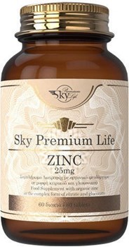 Picture of Sky Premium Life Zinc 25mg 60 ταμπλέτες