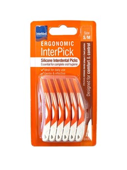Picture of Intermed Ergonomic Interpicks S/M Πορτοκαλί 36τμχ