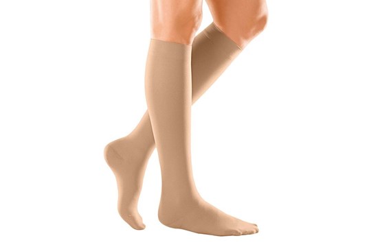 Picture of MEDI DUOMED Κάλτσα Κάτω Γόνατος  ccl2 22-32 mmHg Κλειστά Δάχτυλα μπεζ