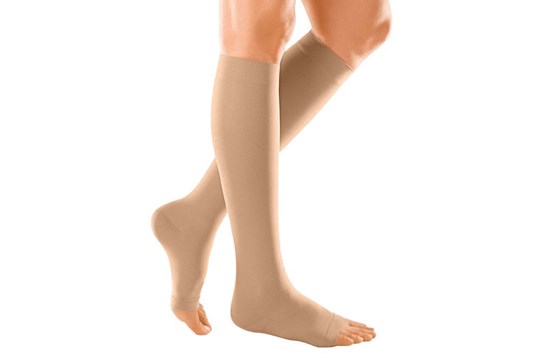Picture of MEDI DUOMED Κάλτσα Κάτω Γόνατος  ccl2 22-32 mmHg Ανοιχτά Δάχτυλα μπεζ